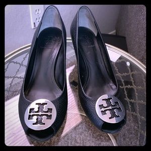 Tory Burch open toe wedges
